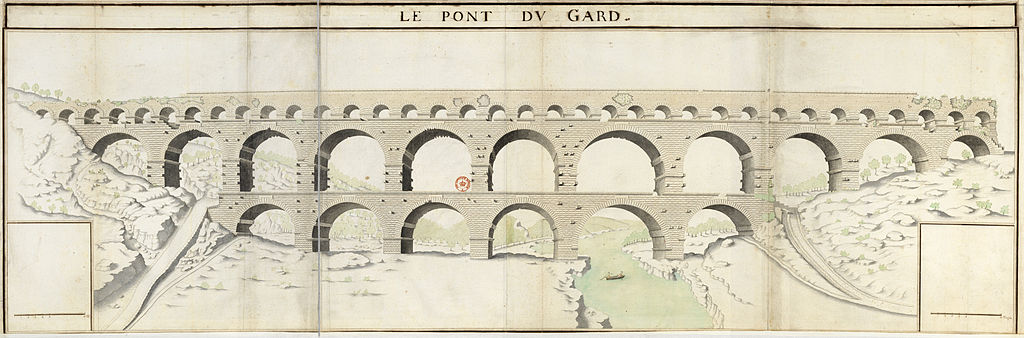 Dessin_du_pont_du_Gard